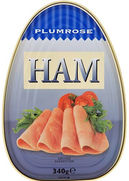 Plumrose 易开大块火腿 340g